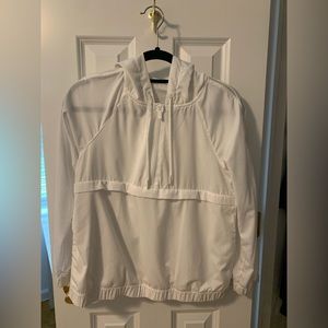 Lululemon white windbreaker